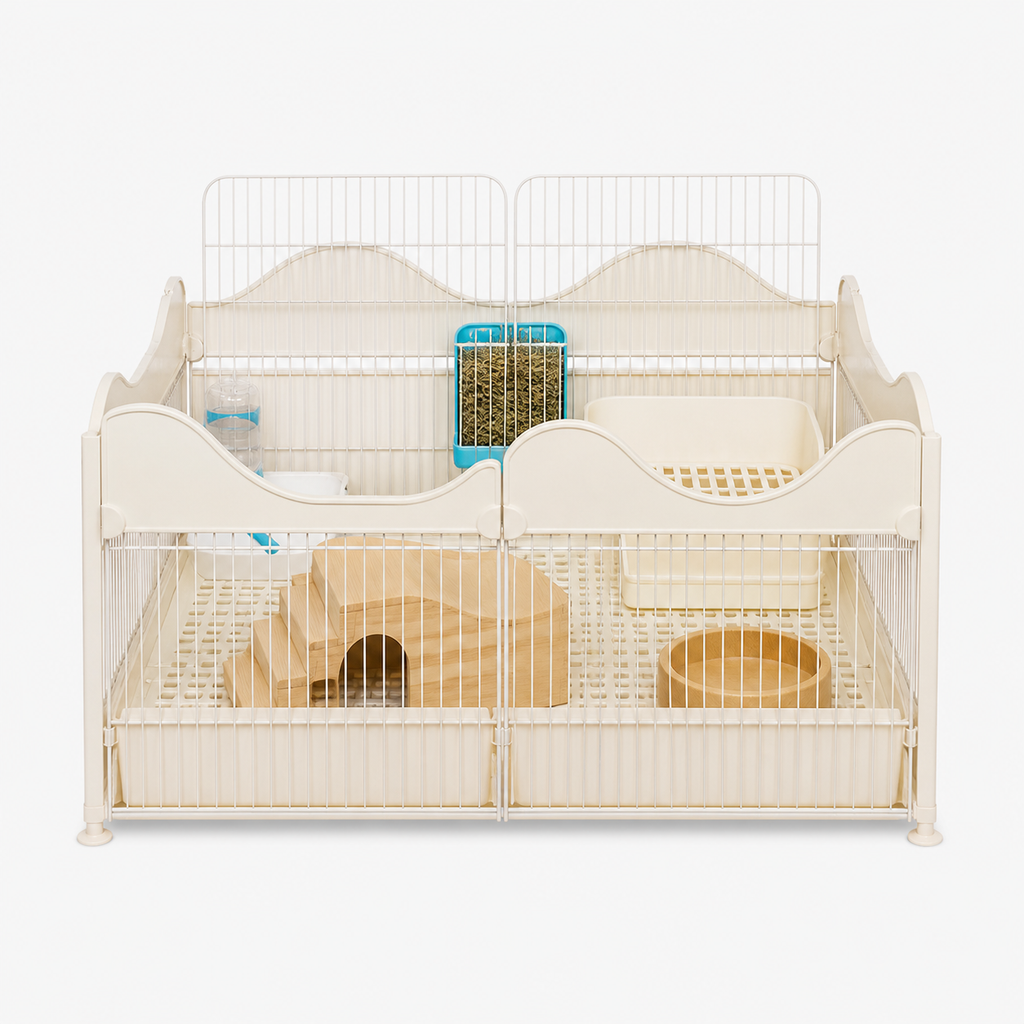 Cage Lapin Plastique Facile Nettoyage
