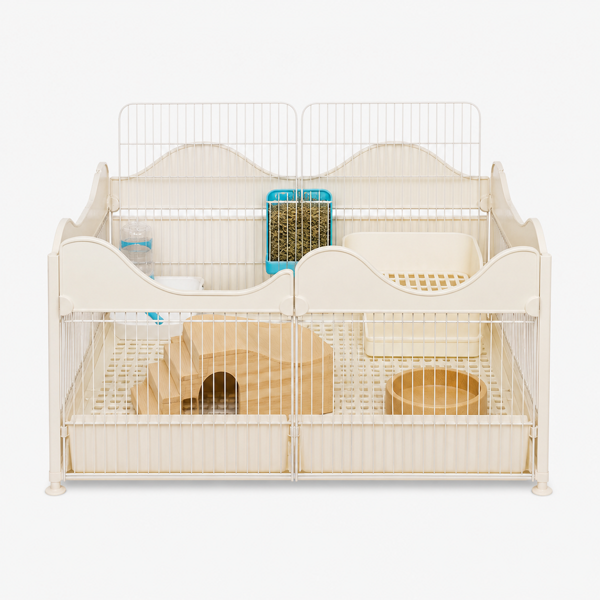 Cage Lapin Plastique Facile Nettoyage