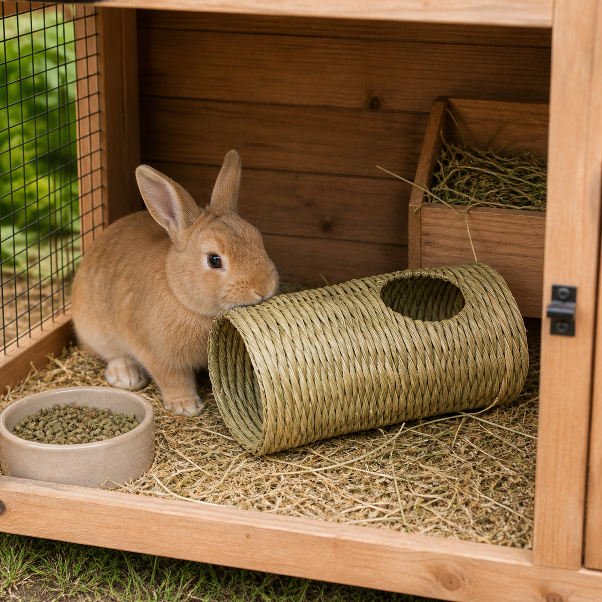 Tunnel en Osier Lapin