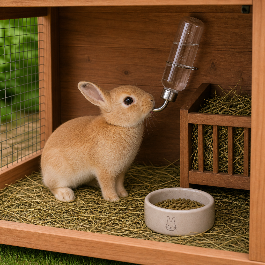 Biberon Suspendu Lapin