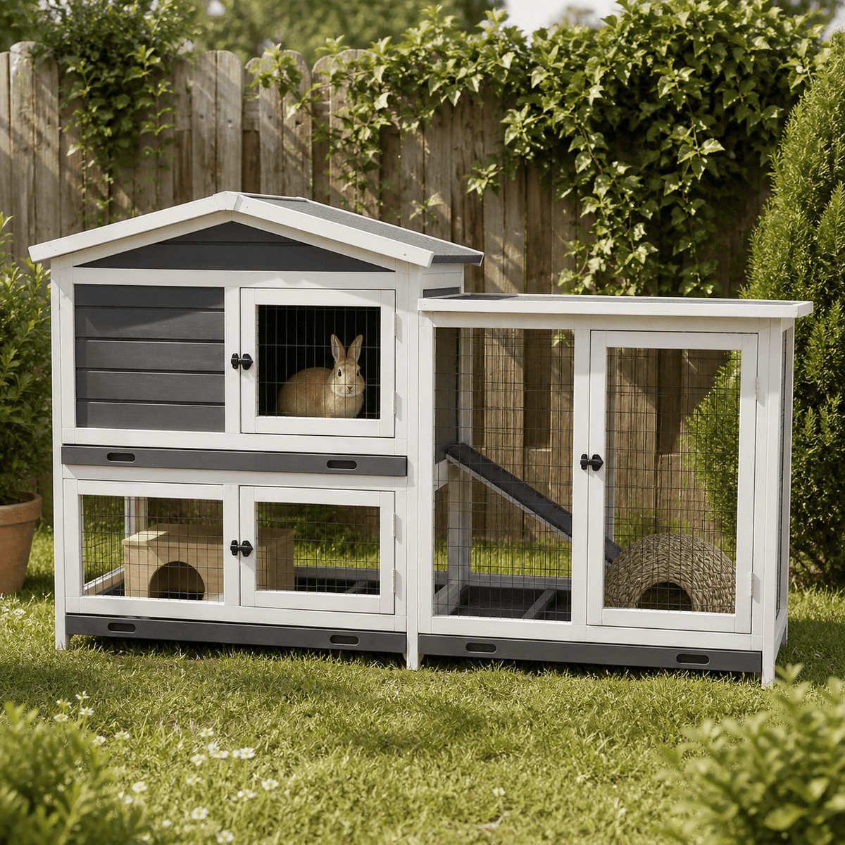 Cage Lapin XXL Spacieuse