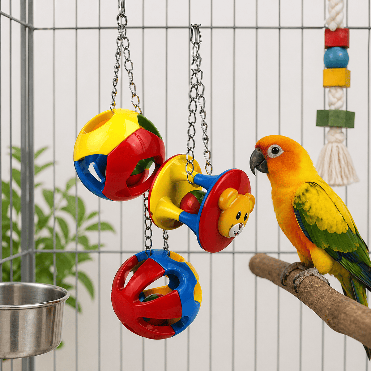Balle Suspendue Oiseaux