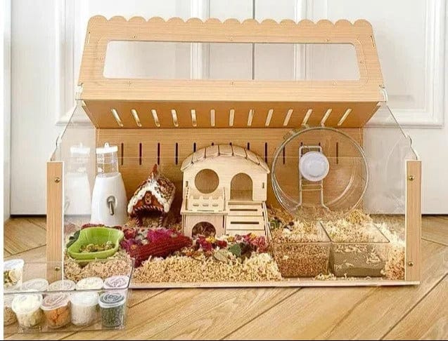 Maison Hamster en Bois