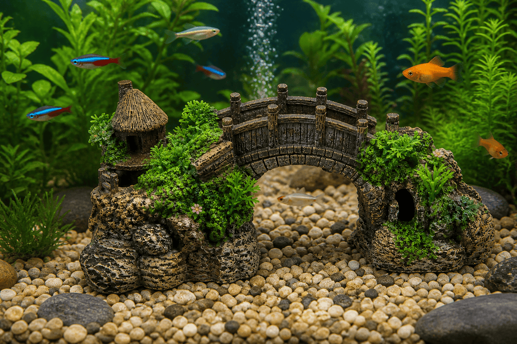 Pont Décoratif Aquarium